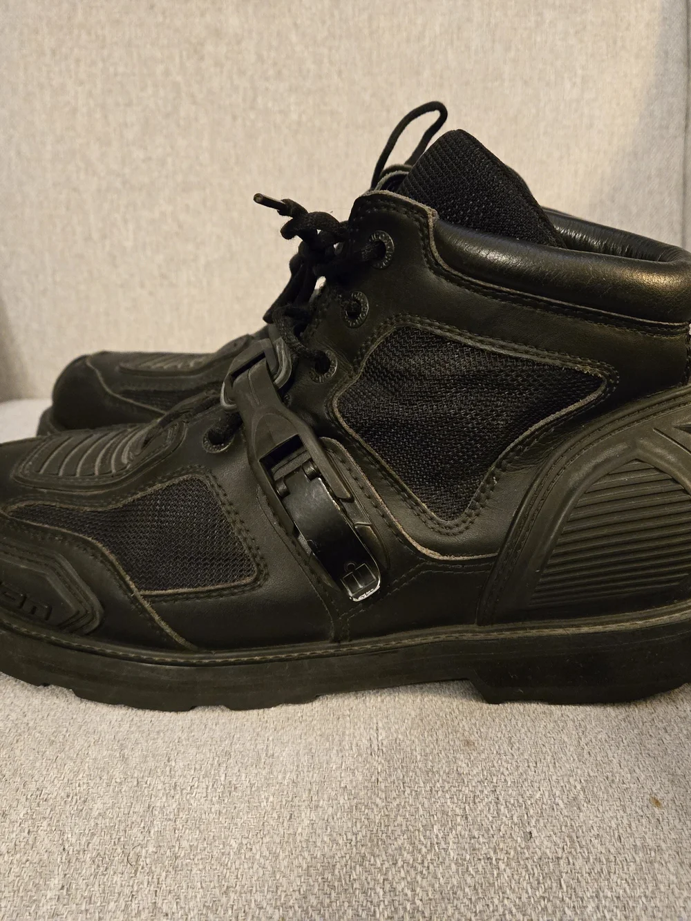 ICON Black High-Top Utility Boots